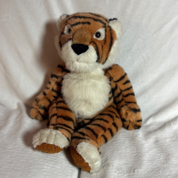 Russ Berrie Other - VINTAGE 1990s Tickles The Bengal Tiger Russ Berrie 16" Weighted Stuffed Animal